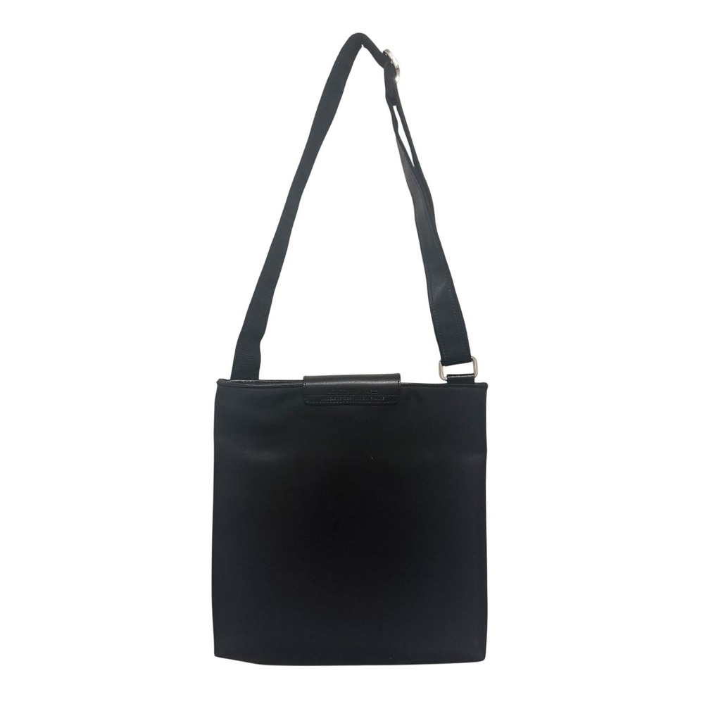Vintage Longchamp Le Pliage "Déposé" Crossbody / Shoulder Bag Black Nylon France - Picture 4 of 13